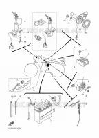 PARTIE ELECTRIQUE 1 pour Yamaha YB 2022