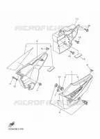 COUVERCLE LATERAL pour Yamaha YB 2022