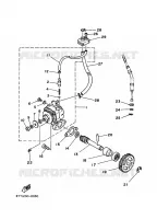 POMPE A HUILE pour Yamaha DT 2022