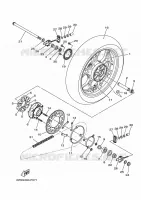 ROUE ARRIERE pour Yamaha R25 2022