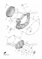 CARTER   MOTEUR 1 pour Yamaha YZF 2022