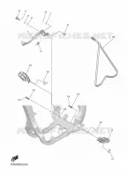 BEQUILLE / REPOSE PIEDS pour Yamaha YZF 2022