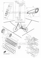 KIT PIECES D'ENTRETIEN pour Yamaha YZF 2022