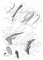 COUVERCLE LATERAL pour Yamaha YZF 2022