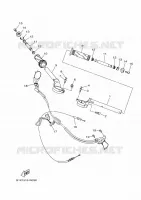 GUIDON ET CABLES pour Yamaha R25 2022