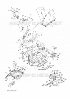 PARE BRISE pour Yamaha R125 2022