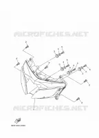 PHARE  pour Yamaha R125 2022