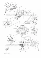 RESERVOIR A ESSENCE pour Yamaha R125 2022