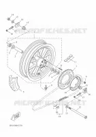 ROUE ARRIERE pour Yamaha R125 2022