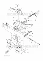 BRAS OSCILLANT / AMORTISSEUR pour Yamaha R125 2022