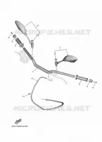 GUIDON ET CABLES pour Yamaha MT 2022
