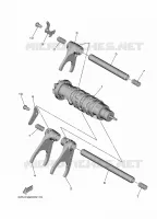 BARILLET DE SELECTION / FOURCHETTES pour Yamaha MT 2022