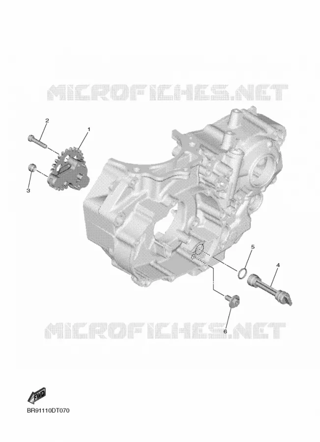 POMPE A HUILE Yamaha MOTO 450 2022 WRF  WR450F