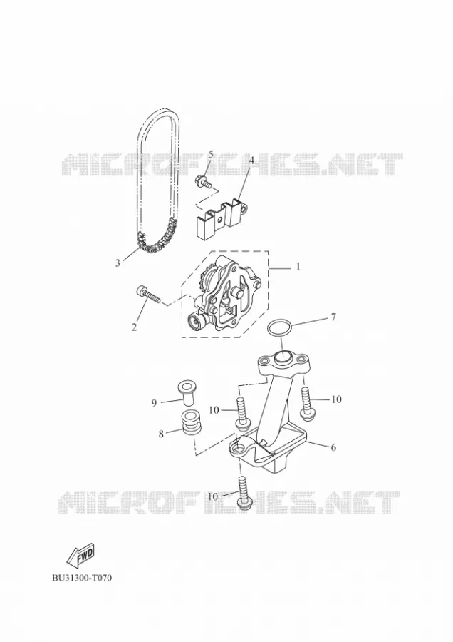 POMPE A HUILE Yamaha MOTO 700 2022 XSR  MTM690