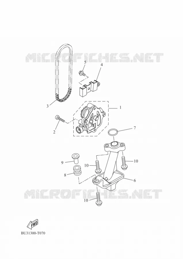 POMPE A HUILE Yamaha MOTO 700 2022 TENERE  XTZ690