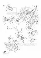 COUVERCLE LATERAL pour Yamaha MT 2022