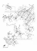 COUVERCLE LATERAL pour Yamaha MT 2022