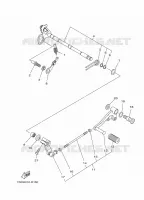 AXE DE SELECTEUR / PEDALE pour Yamaha MT 2022