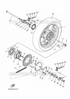 ROUE ARRIERE pour Yamaha MT 2022