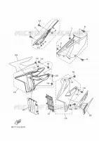 PLASTIQUES pour Yamaha YZ 2022