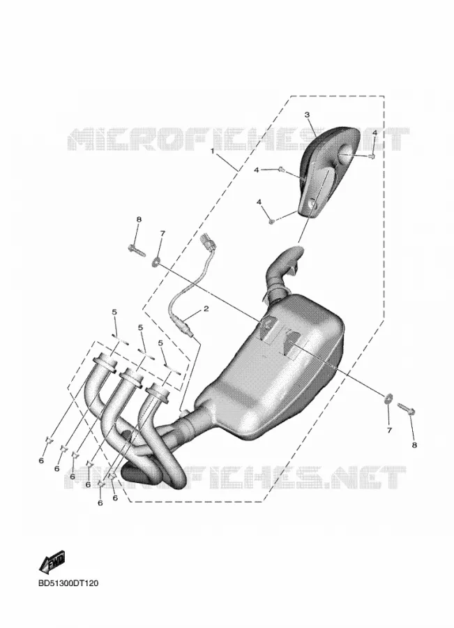 ECHAPPEMENT Yamaha MOTO 900 2018 NIKEN  MXT850
