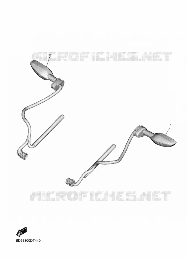 CLIGNOTANT Yamaha MOTO 900 2018 NIKEN  MXT850