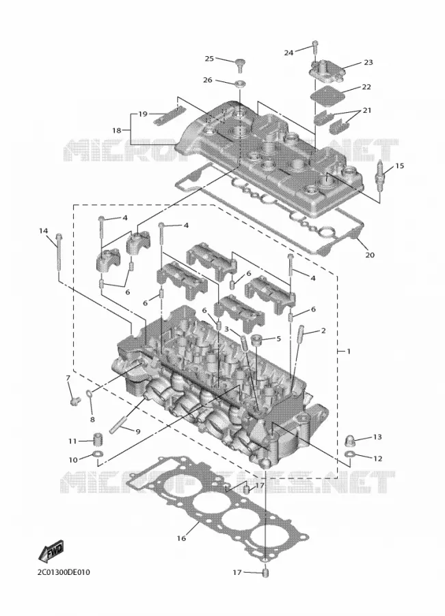 CYLINDRE Yamaha MOTO 600 2022 R6  YZF600W