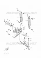 BRAS OSCILLANT / AMORTISSEUR pour Yamaha XMAX 2022