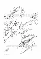 SUPPORT / REPOSE PIEDS 2 pour Yamaha XMAX 2022