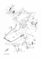SUPPORT / REPOSE PIEDS pour Yamaha XMAX 2022