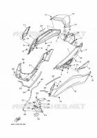 COUVERCLE LATERAL pour Yamaha NMAX 2022