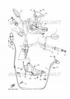 GUIDON ET CABLES pour Yamaha NMAX 2022