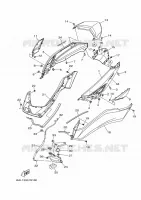 COUVERCLE LATERAL pour Yamaha NMAX 2022