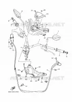 GUIDON ET CABLES pour Yamaha NMAX 2022