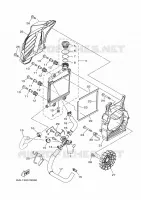 RADIATEUR / DURITES pour Yamaha NMAX 2022