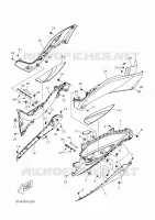BEQUILLE / REPOSE PIEDS 2 pour Yamaha XMAX 2022