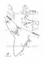 GUIDON ET CABLES pour Yamaha TRICITY 2022