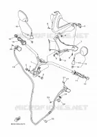 GUIDON ET CABLES pour Yamaha TRICITY 2022