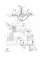 SUPPORT / REPOSE PIEDS pour Yamaha TRICITY 2022