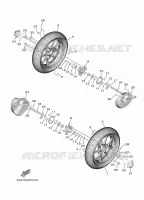 ROUE AVANT pour Yamaha TRICITY 2022