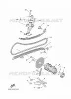 ARBRE A CAMES / CHAINE DE DISTRIBUTION pour Yamaha TRICITY 2022