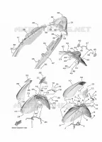 GARDE BOUE pour Yamaha TRICITY 2022