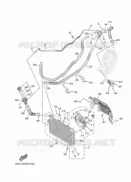 RADIATEUR / DURITES pour Yamaha TRICITY 2022