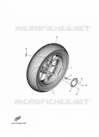 ROUE ARRIERE pour Yamaha TRICITY 2022