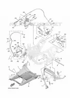 SUPPORT / REPOSE PIEDS pour Yamaha TRICITY 2022