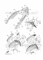GARDE BOUE pour Yamaha TRICITY 2022