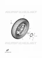 ROUE ARRIERE pour Yamaha TRICITY 2022