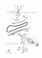 ARBRE A CAMES / CHAINE DE DISTRIBUTION pour Yamaha XMAX 2022