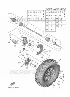 ROUE AVANT pour Yamaha WOLVERINE 2022