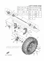 ROUE AVANT pour Yamaha WOLVERINE 2022